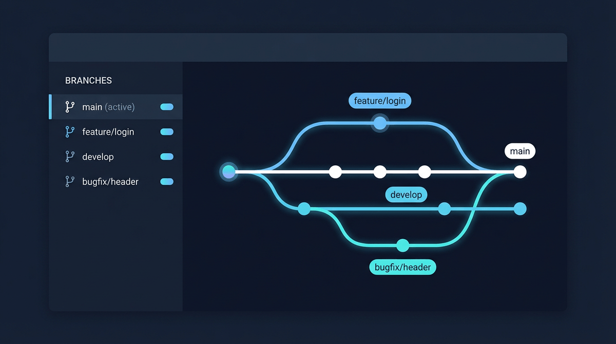 Learn Git branches with hands-on branch practice